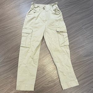 Army Green High Waisted Cargo Pants | H&M 4